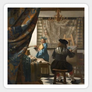 The Art of Painting by Jan Vermeer Magnet